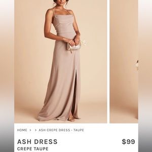 Birdy Grey - Ash dress in Taupe